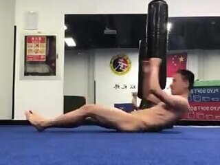 Chinese athlete - 2 (.a boxer practised nude